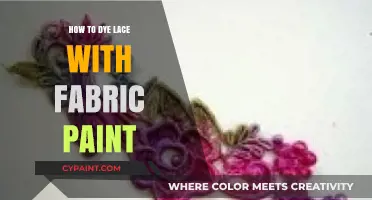 Creative Lace Dyeing: Transforming Delicate Fabrics with Fabric Paint Techniques