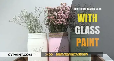Creative Glass Paint Techniques: Dyeing Mason Jars for DIY Crafts
