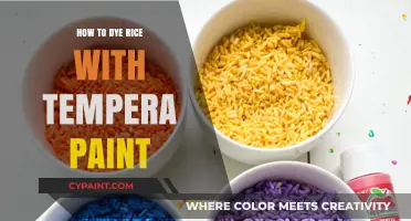 Easy Tempera Paint Rice Dyeing: Creative Crafting for Kids and Adults