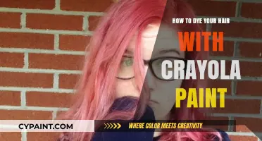 Creative Hair Coloring: Using Crayola Paint for Vibrant, Temporary Styles