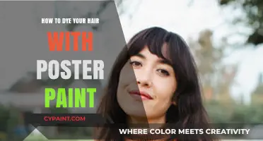Creative Hair Dyeing: Using Poster Paint for Bold, Temporary Color