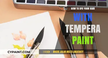Creative Hair Dyeing: Using Tempera Paint for Temporary Vibrant Colors