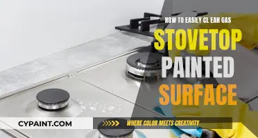 Quickly Clean Your Gas Stovetop's Painted Surface
