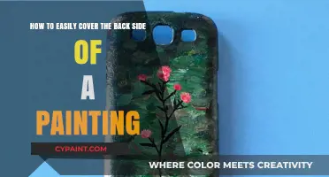 Simple Techniques to Perfectly Cover the Back of Your Painting