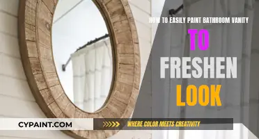 Freshen Up Your Bathroom Vanity with a Coat of Paint