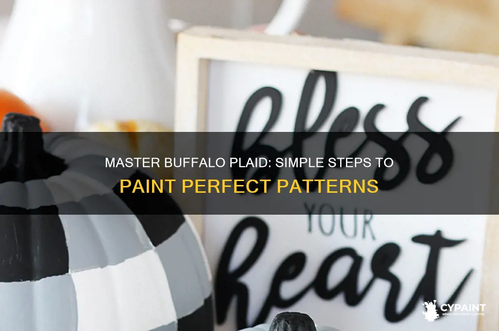 how to easily paint buffalo plaid patterns