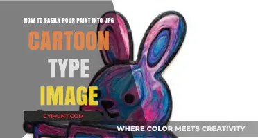 Transform Paint Pours into JPG Cartoon Art: Simple Steps