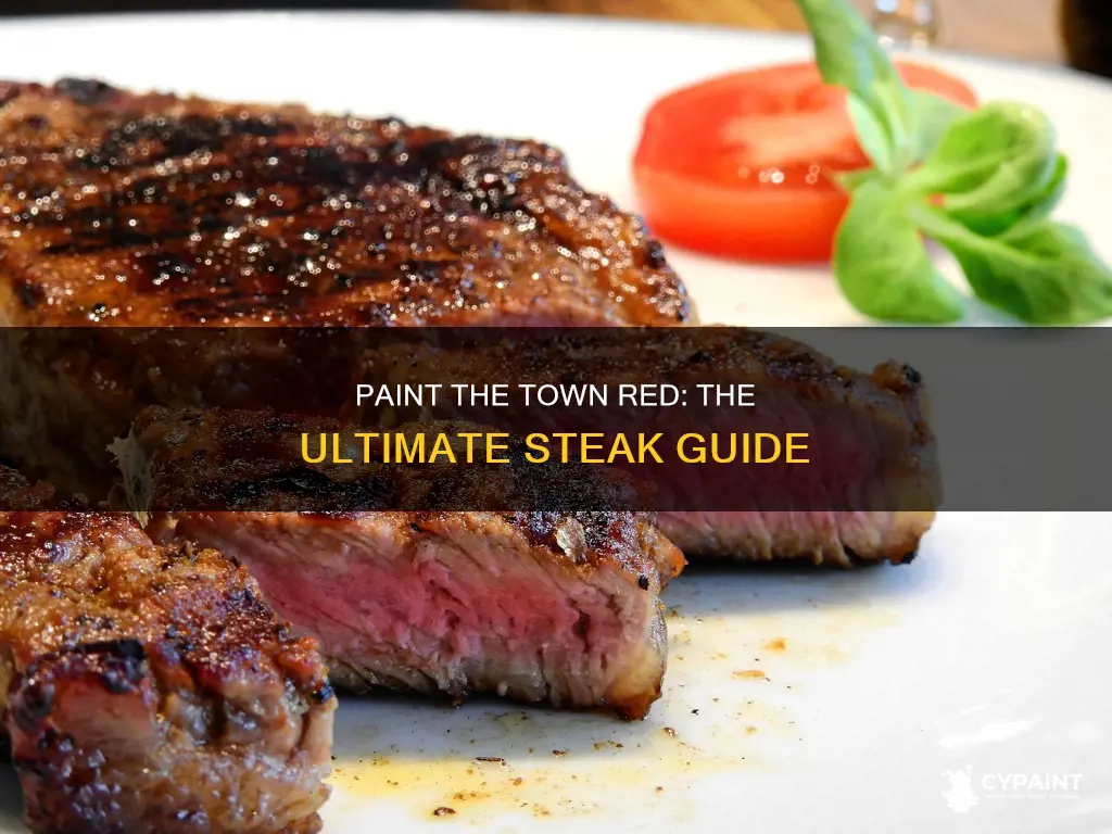 how to eat steak in paint the town red