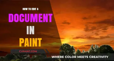 Mastering Document Editing: A Step-by-Step Guide Using Paint