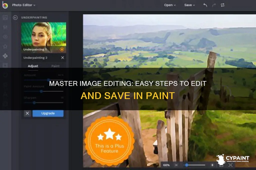 how to edit a image on paint and save it
