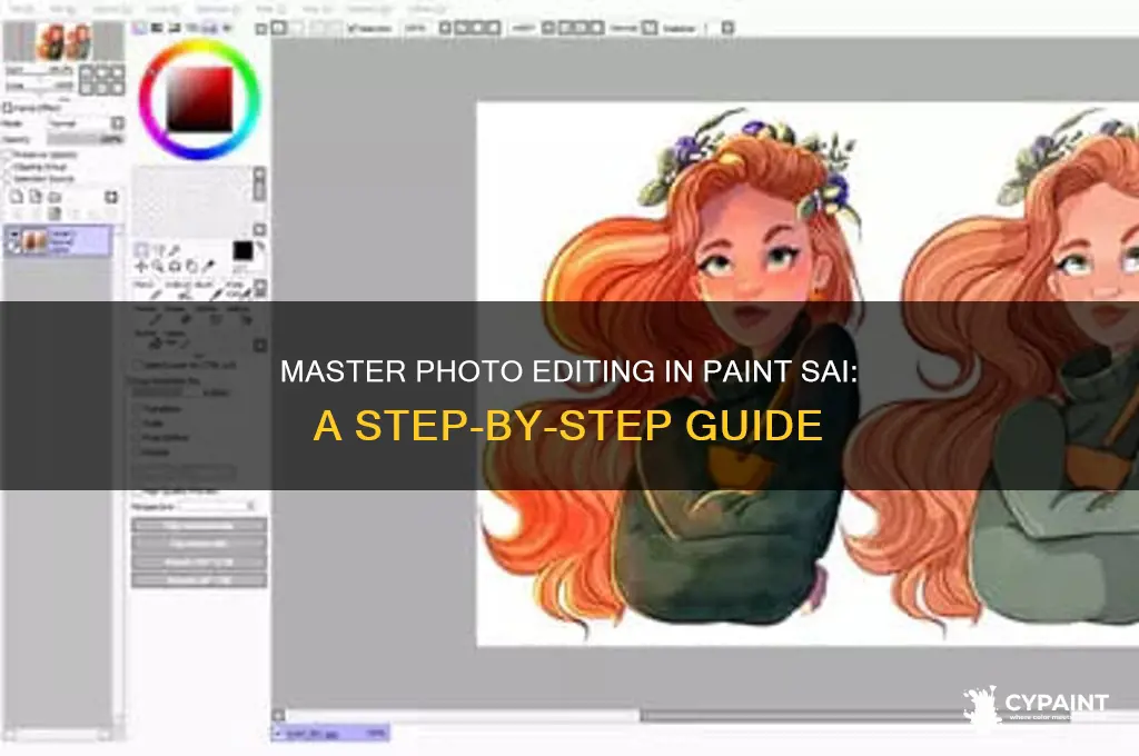 how to edit a photo in paint sai