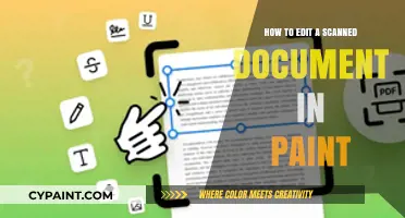 Editing Scanned Documents in Paint: A Step-by-Step Guide