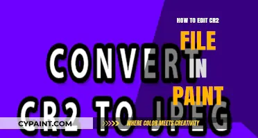 Editing CR2 Files in Paint: A Step-by-Step Guide for Beginners