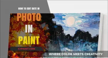 Editing Dates in Photos: A Simple Guide Using Paint Tool