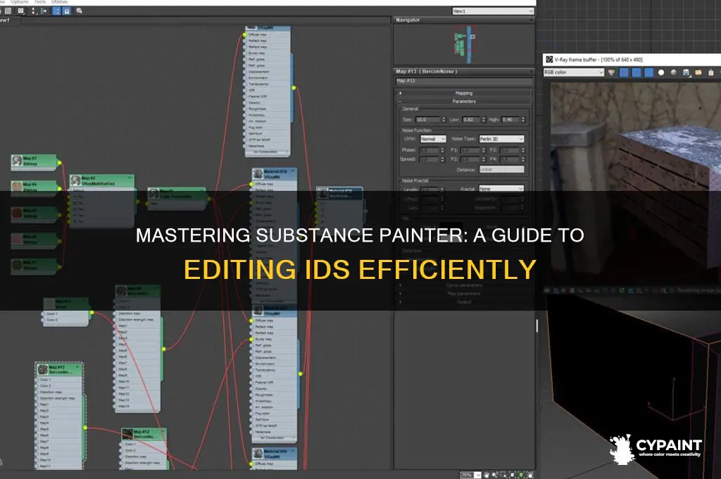 how to edit id in substanse painter