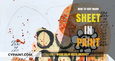 Editing Mark Sheets in Paint: A Step-by-Step Guide for Beginners