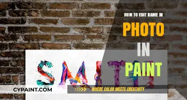 Editing Names in Photos: A Simple Guide Using Paint Tool