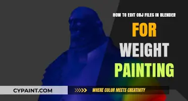Mastering Weight Painting: Editing OBJ Files in Blender for Beginners