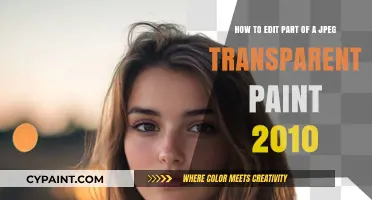Editing JPEG Transparent Sections in Paint 2010: A Step-by-Step Guide