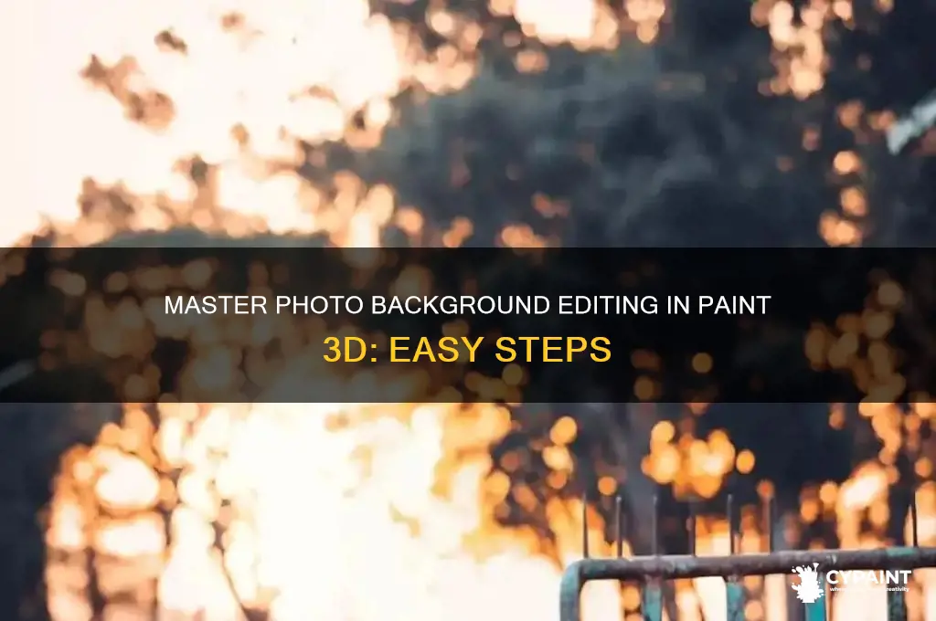 how to edit photo background in paint 3d