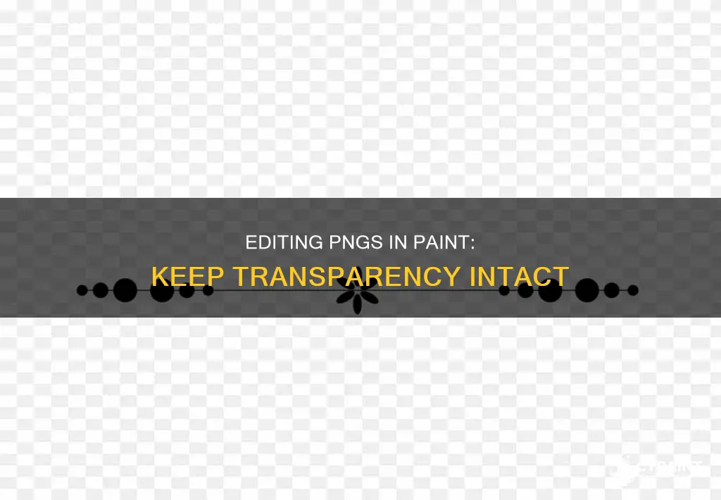 how to edit png in paint without losing transparency