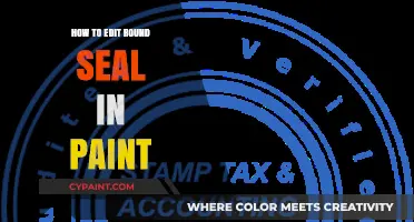 Mastering Round Seal Editing: A Step-by-Step Guide in Paint