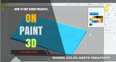 Editing Made Easy: Revising Saved Projects in Paint 3D