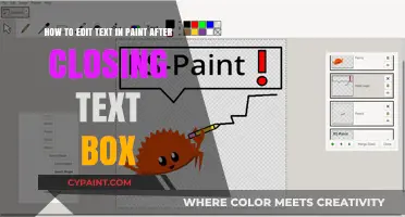 Editing Text in Paint Post-Text Box Closure: A Quick Guide