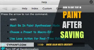 Editing Saved Text in Paint: Quick Fixes and Workarounds
