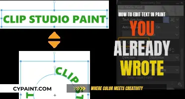 Editing Text in Paint: A Step-by-Step Guide