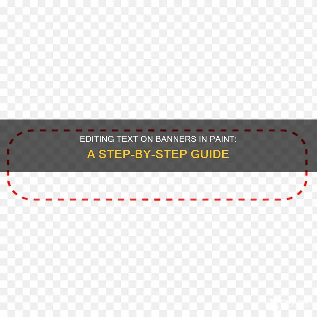 how to edit text on a banner in paint