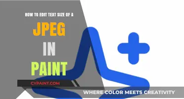 Editing Text Size in JPEGs: A Simple Paint Tutorial Guide