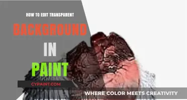 Mastering Transparency: Editing Clear Backgrounds in Paint Effortlessly