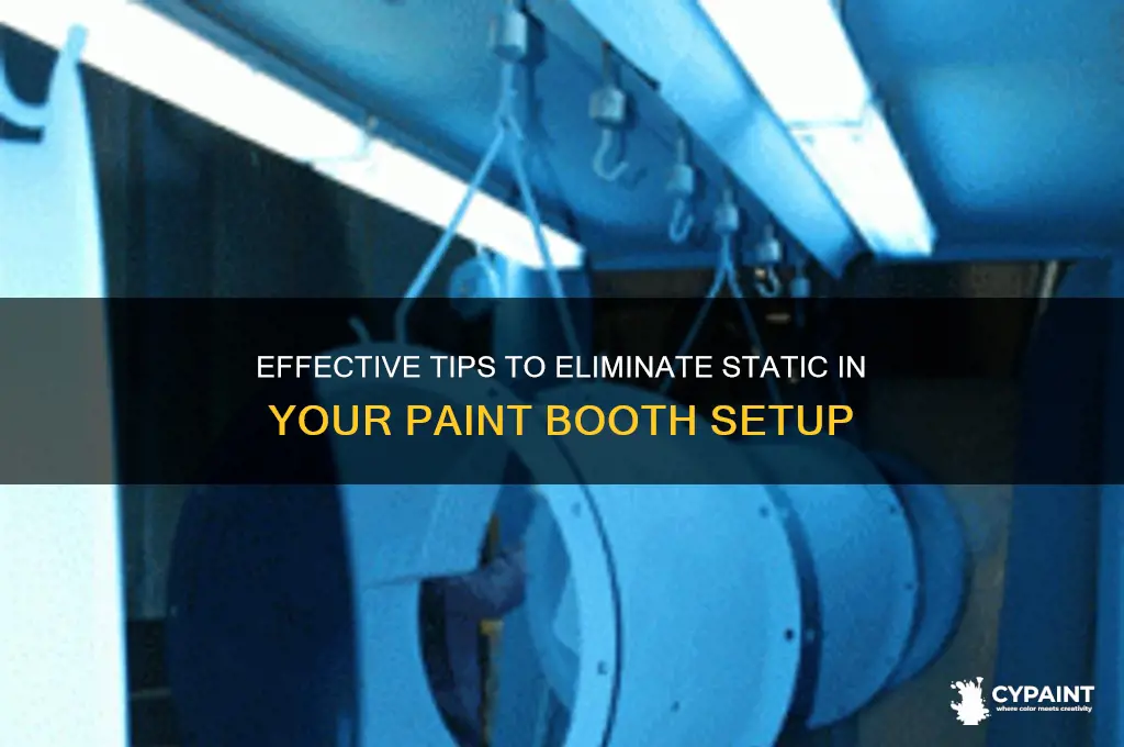 how to eliminate static in paint booth