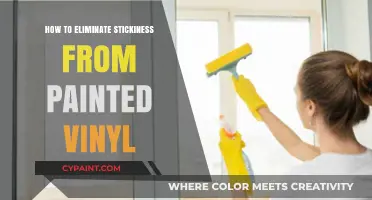 Remove Stickiness from Painted Vinyl: Quick and Easy Solutions