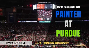 How to Email Coach Gary Painter at Purdue University