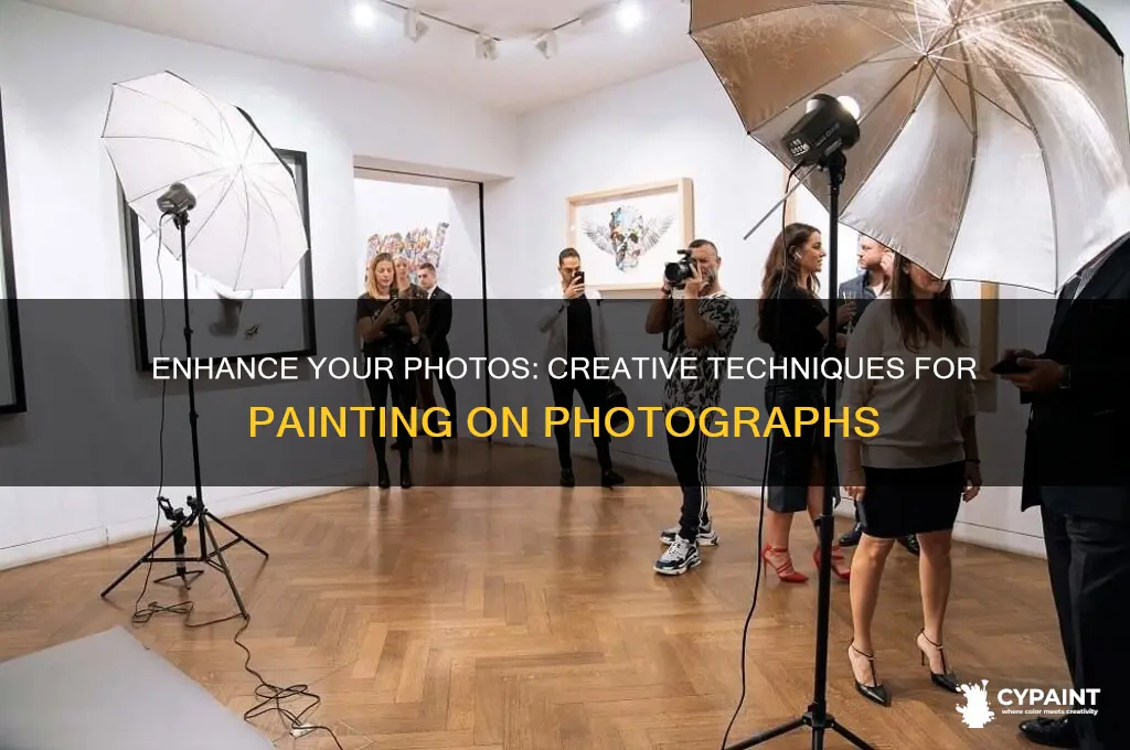 how to embellish a photograph with paint