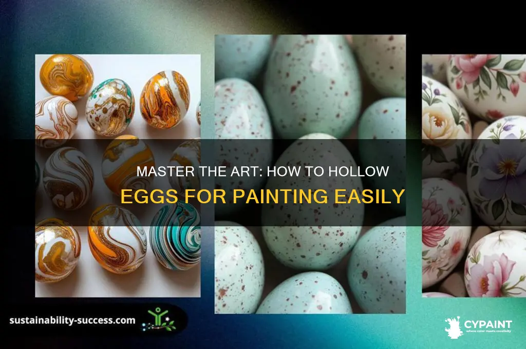 how to empty an egg to paint
