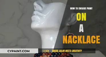 Creative Encasement Techniques: Preserving Paint on Your Unique Necklace