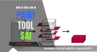 The Perfect Line Ending in Paint Tool Sai