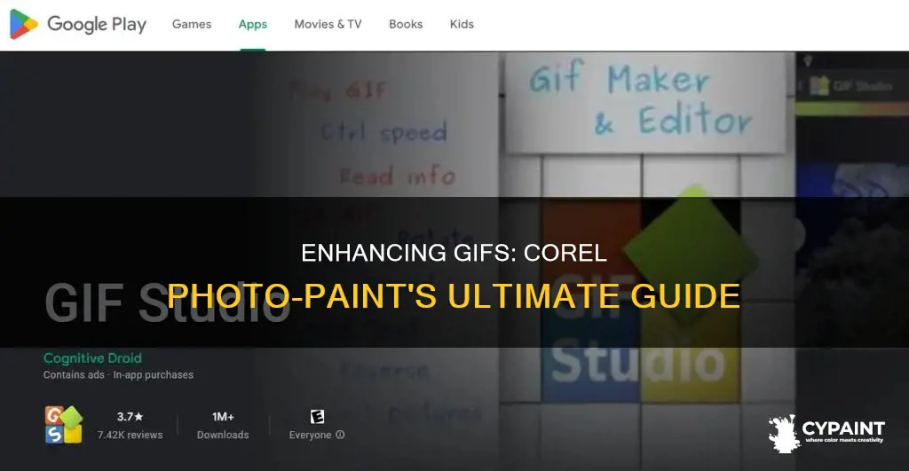 how to enhance a gif with corel photo paint
