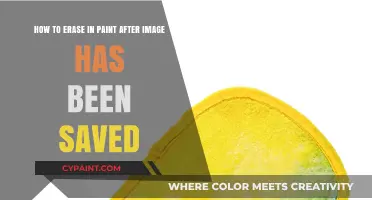Undoing Mistakes: How to Erase in Paint After Saving Your Image