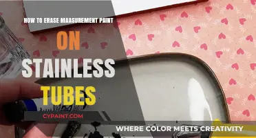 Erasing Measurement Paint from Stainless Tubes: A Step-by-Step Guide