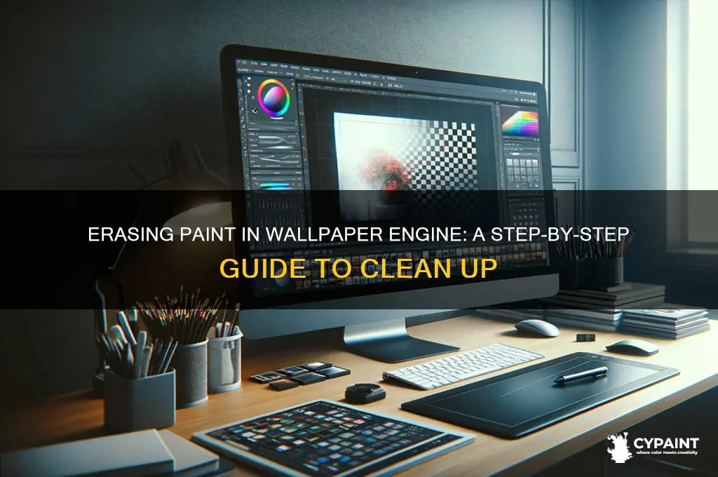 how to erase paint in wallpaper engine