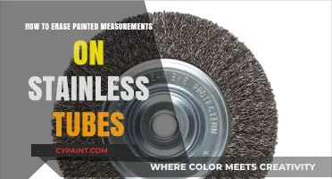 Erasing Painted Measurements on Stainless Tubes: A Step-by-Step Guide