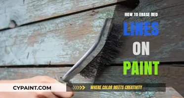 Effective Techniques to Remove Red Lines from Paint Surfaces