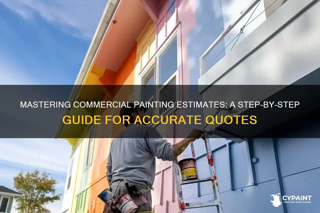 how to estimate a commercial painting job