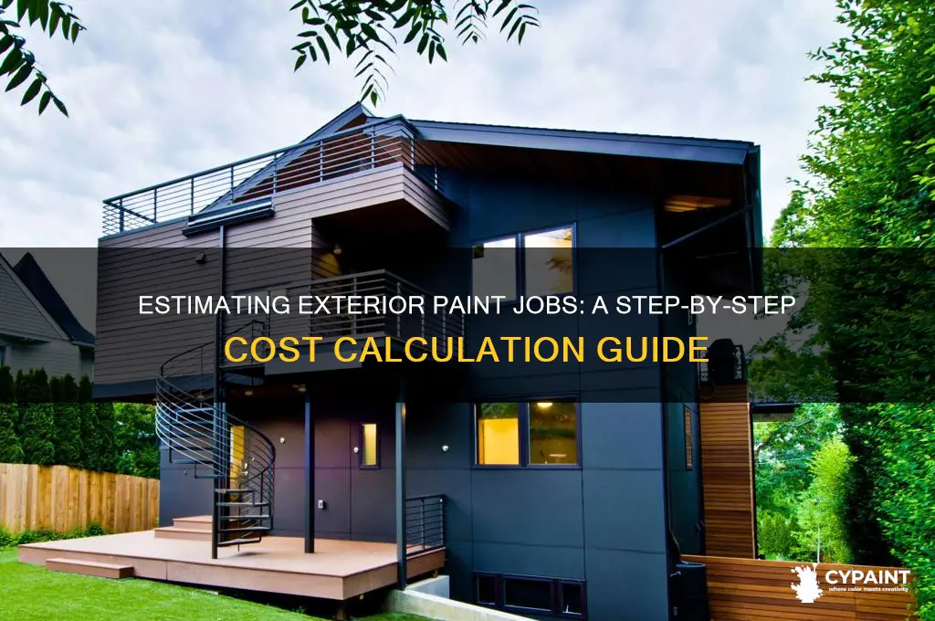 how to estimate an extiorior paint job