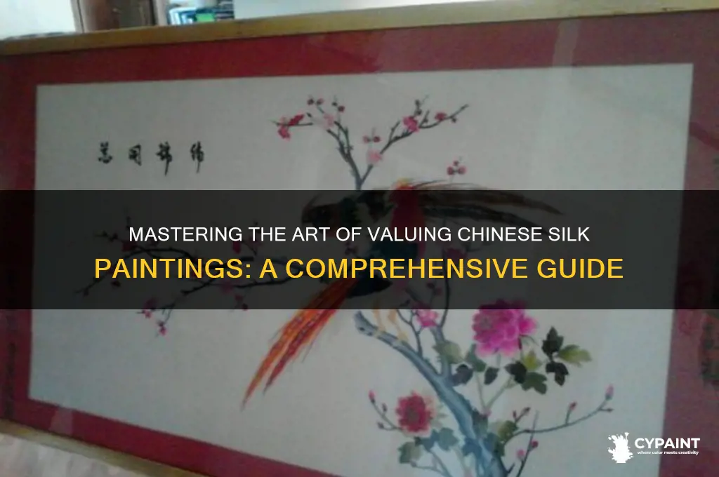 how to estimate value of chinese silk painting