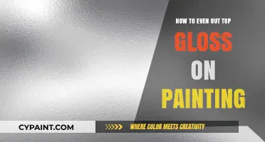 Mastering Gloss Finish: Tips to Evenly Apply Top Gloss on Paintings